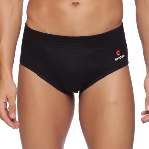 Image of omtex Sports Cricket Special Brief for Mens, Ideal for Workout and Sports Quick Dry Moisture Wicking Underwear (Pack of 1)