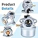 799868 Carburetor Compatible with Briggs & Stratton 498170 799872 694202 497586 498254 790821-14111 Carburetor +795259 Air Filter Cleaner Primer Base By LEIMO