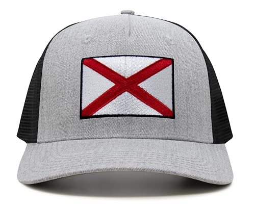 Image of International Tie State Hat for Men and Women, Adjustable Snapback Trucker Baseball Cap with Embroidered Patch