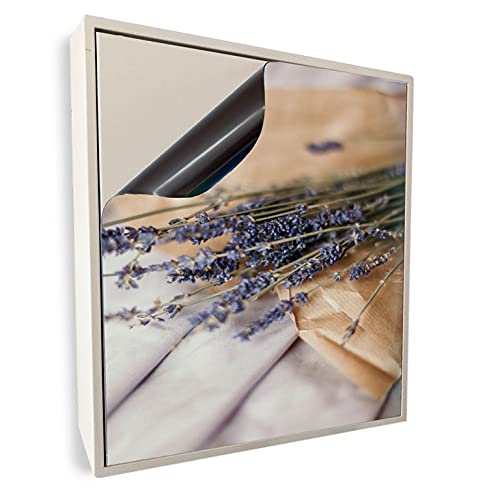 Smagnon Stromkasten Magnet Bild Deko Stromverteiler Sicherungskasten Hager Motiv Lavendel, Stromkasten Höhe:45 cm, Stromkasten Breite:45 cm
