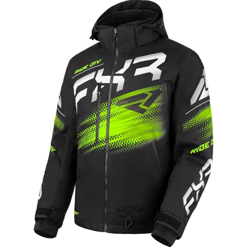 FXR Men's Boost FX 2-in-1 Jacket (Black/Lime - Large)