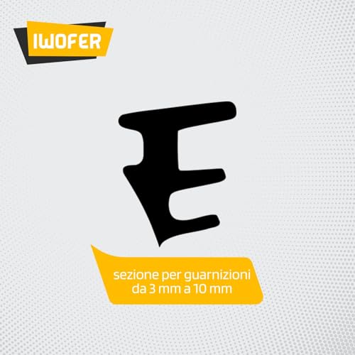 Guarnizione Fermavetro Universale In Pvc. Bordatura Ad Incastro Solo Pressione Per Finestre Balconi E Infissi In Alluminio. Facile Da Montare. Up Ferma Vetro. (UP2 Bianco, 10 Metri) - 4