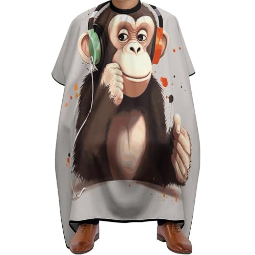 Capa de corte Music Monkey para adultos unisex miniatura 1