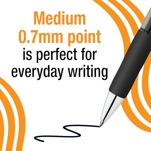 BIC Gelocity Gel Pen, Medium Point (0.7mm), Black Ink, 12-Count - image 4