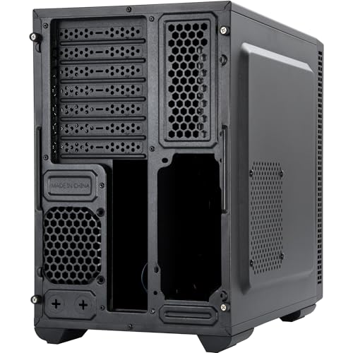 Gabinete Chieftec UK-02B-OP Cube Negro, compatible con ATX y Micro-ATX, estructura Mid Tower, material acero, refrigeración por aire miniatura 5