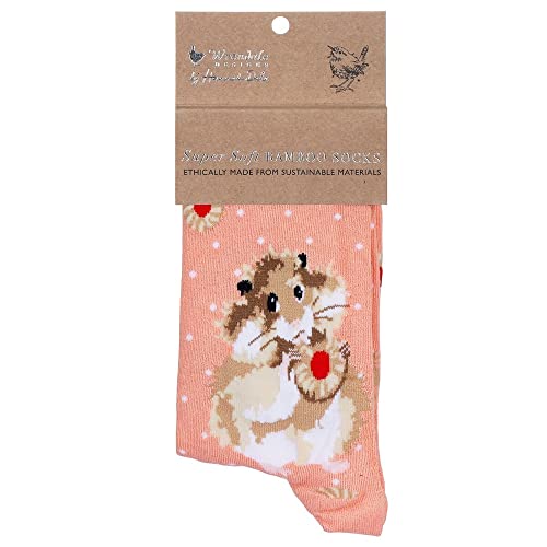 Wrendale Designs Socken, runder Hamster, Orange