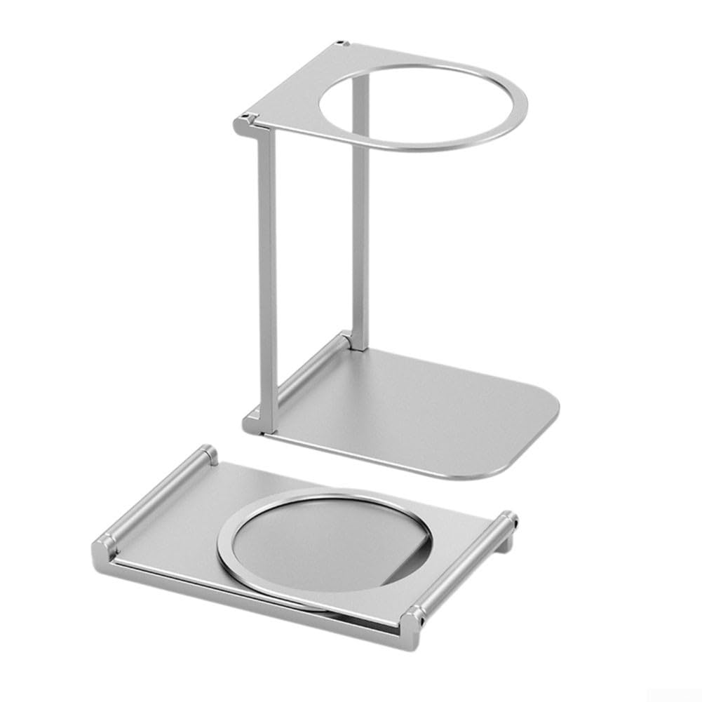 Tragbarer Espressomaschinenständer, verstellbare Edelstahl-Kaffee-Halterung, faltbarer leichter Kaffeebereiter-Halter für Reise-Espressomaschinen, leichtes Kaffeebereiter-Zubehör, 12,3 x 7,7 x 1 cm
