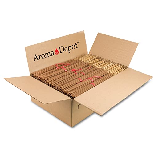 19'' Inch Long Jumbo Unscented Sticks 100 Bundles Full Case 100% Natural Joss & Bamboo Punk Blanks. Add Any Aroma Depot Fragrance Oils To Make Your Own Scented Incenses. (Brown) #TOP20