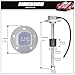 ZHSYMX Fuel Sending Unit and Gauge Kit Boat Fuel Sender Fuel Water Level Sensor 240-33ohms 6