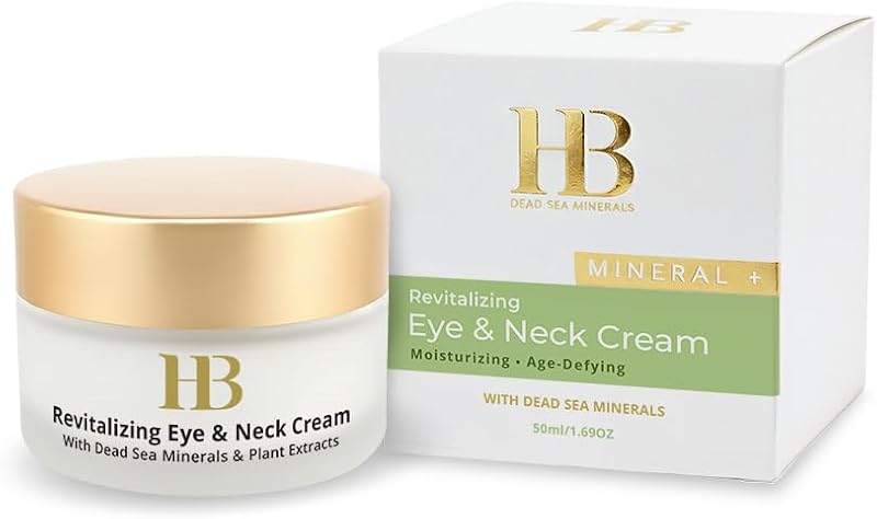 Creme para Olhos e Pescoço H&B com Minerais do Mar Morto FPS 20, 50 mL