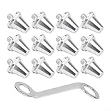 Compatibilité : avec un filetage standard de 5 mm, ces crampons de rechange sont compatibles avec toutes les chaussures de football standard qui ont des douilles de filetage de 5 mm. Améliorez vos chaussures sans vous soucier des problèmes de compatibilité pour une meilleure adhérence pendant les moments de jeu cruciaux.
