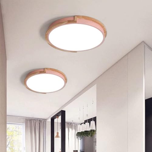 Plafonnier LED Flush Mount pour Plafond Bas - Solution Éclairage Bleu 30cm - 4