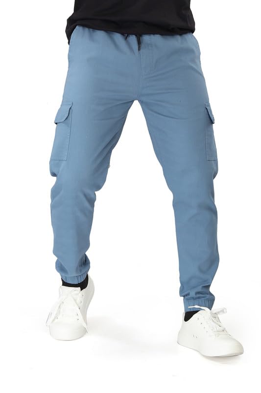 Image of UNOseven Boys Cotton Cargo Jogger Pant - Slim Fit - Available from 7 Years to Size XL