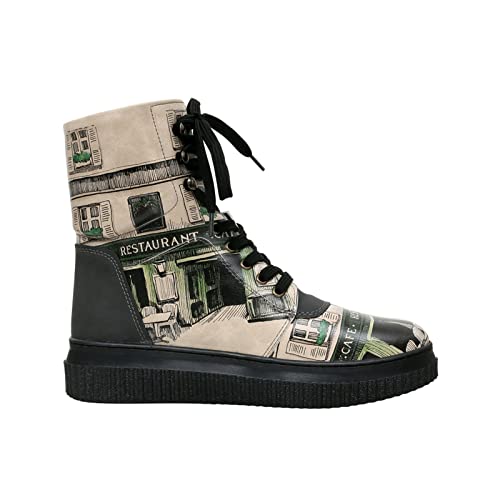 DOGO Vegane Damen Future Boots Stiefeletten - La Vie Parisienne 37