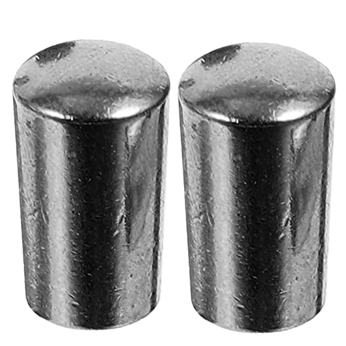 WESIEVYA エレキギター用トグルスイッチキャップ 3.5mm メタル製 2個入り ギターチップ交換部品 ノイズ頑丈な設計