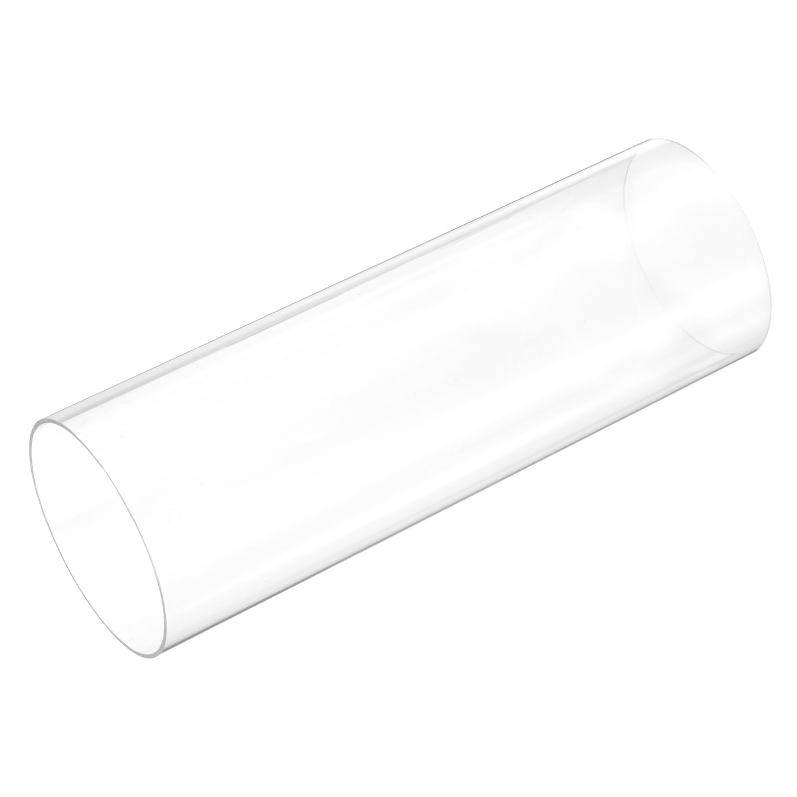 uxcell Rigid Round Clear Tubing 50mm(2") ID x 52mm(2 1/16") OD x 0.5Ft(150mm) Length Plastic Tube