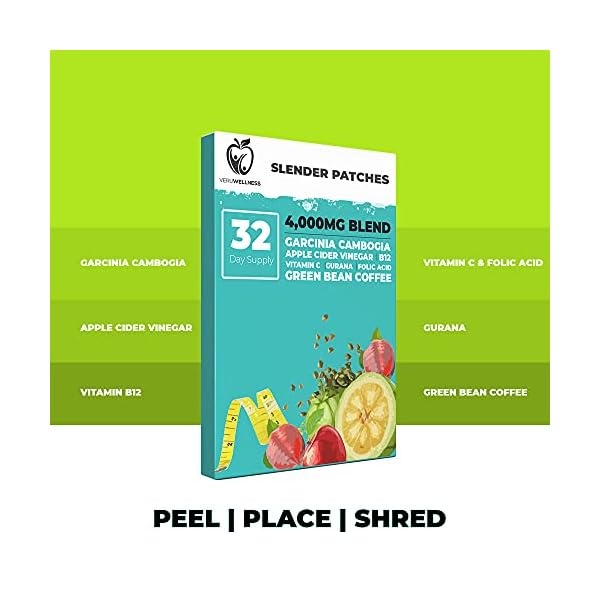 Garcinia-Cambogia-Patch-Pure-Potent-Blend-Garcinia-Cambogia-with-Apple-Cider-Vinegar-B12-Green-Bean-Coffee-Natural-Energy-and-Carb-Control Veru Wellness Garcinia Cambogia Weight Management Patch - Pure Blend Garcinia Cambogia with Apple Cider Vinegar, B12, Green Bean Coffee - Natural Energy Carb Blocker
