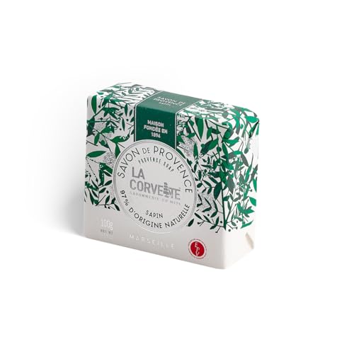 La Corvette - Jabón de Navidad 'Abeto' - 97% Ingredientes Naturales - 100g