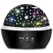 Kids Night Light Projector - Star/Ocean with Fish Dolphin Shark All-in-one Light Projector for Kids, Colorful Rotating Projection Night Light Gift for Boys Girls (Black)