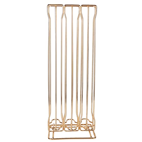 Pilipane Coffee Capsule Storage Holder Organizer Premium Durable Iron Wire Gold Rack Stand for Compatible Pods Homes Offices Restaurants