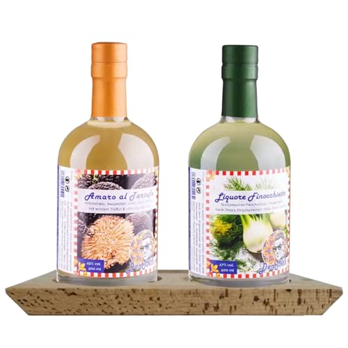 Don Melo 2er Set - 500ml Liquore Finocchietto 27% vol. & 500ml Amaro al Tartufo 29% –...