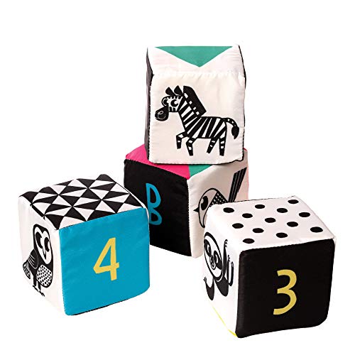 Image of Manhattan Toy Wimmer-Ferguson Mind Cubes Soft Baby Activity Toy