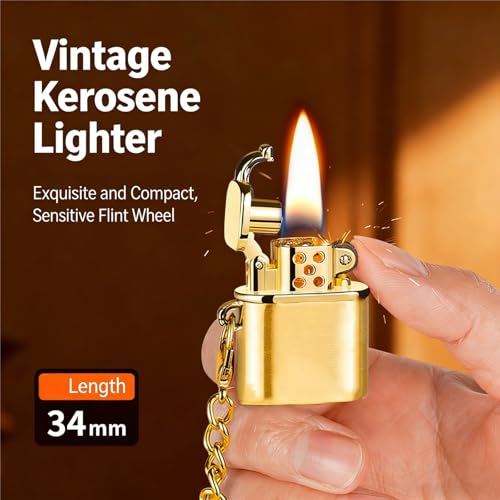 Encendedor de queroseno con diseño de llavero, un regalo único para ocasiones especiales 3