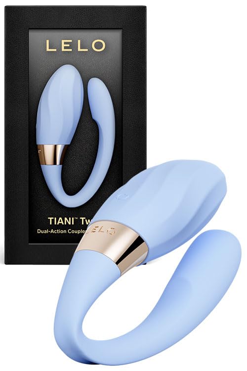 LELO TIANI Twist Vibromasseur pour Couples Double Action avec Application Bluetooth, Technologie Smoothrise et 10 Modes de Plaisir, Sextoy Couple, Vibromasseur Couple, Sea Foam
