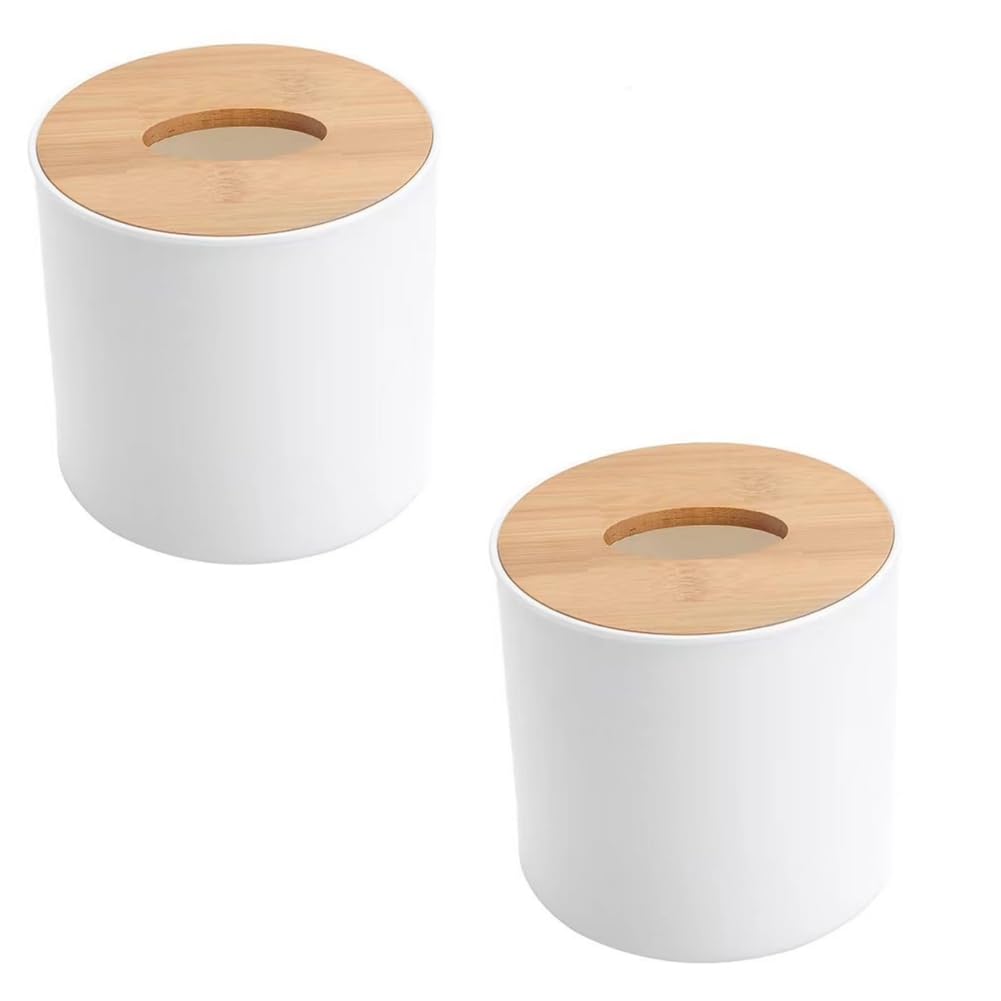 CTRLZS Modern Circular Tissue Box Circular Tissue Box Simple Tissue Box
