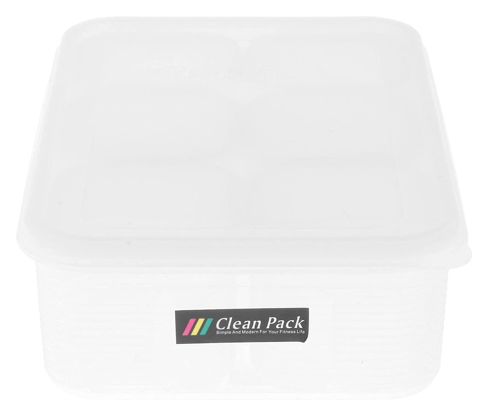 JSY Caja de almacenamiento de plástico con tapa, organizador de cocina, nevera, piezas y accesorios