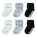 VWU 6 Pack Baby Socks with Grips Toddler Thick Cotton Socks Anti Slip 0-5 Years Old