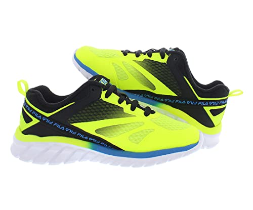 Fila Girl's Galaxia 3 (Little Kid/Big Kid) Safety Yellow/Black/Electric Blue Lemonade 12.5 Little Kid M4