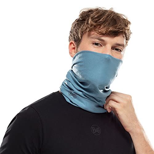 Image of Buff CoolNet UV Neck Gaiter, UPF 50 Sun Protection, Breathable, Versatile, Quick Dry Face Mask, Solid Colors, Adult Size