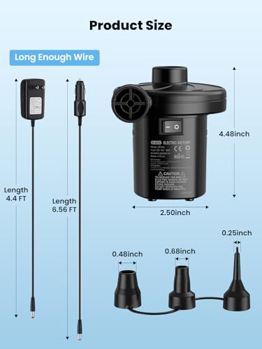 Dr.meter 3-Way Powered Air Pump