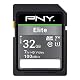 Pny Elite SDHC Karte 32GB Class 10 UHS-I U1 mit 100MB/s