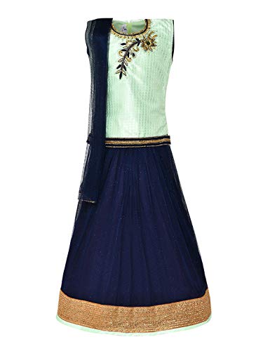 Image of Aarika Girl's Tissue Lehenga Choli Set