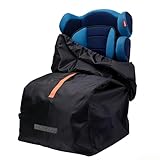 Yuan & Chuang Transporttasche Kindersitz Flugzeug, Faltbare Babyschale Kindersitz Aufnahmebeutel, Für die Luftfahrt, Outdoor-Camping & Travel, Schwarz (1 Stück)