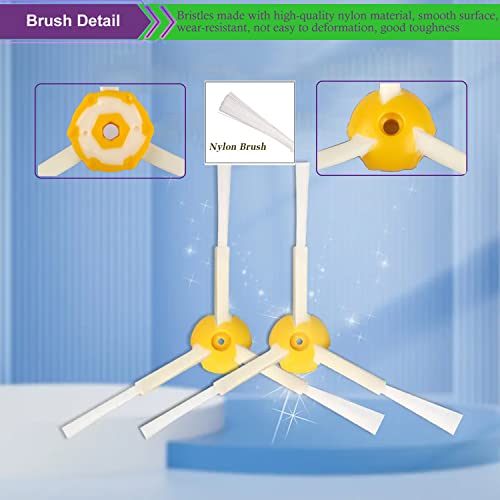 Pellyda Replacement Parts For Irobot Roomba 800 & 900 Series,Replacement Edge-Sweeping Side Brushes For Irobot Roomba 850 860 861 866 870 880 890 960 980 981 985 Vacuum Cleaner(9 Pack Side Brushes) #TOP2