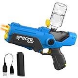 Pakoo Electric Water Gun for Adults Kids, Auto-Refill Water Blaster with LED Lights 32FT Long Range High-Power Waterproof Squirt Gun Summer Outdoor Pool & Beach Battle Toys for Boys Girls
