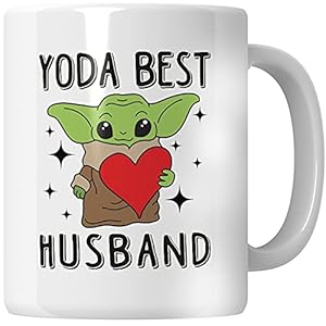 WG – Yoda Best Husband Mug – Wedding, Christmas, or Valentine’s Day Present, Unique Coffee Cup for Him