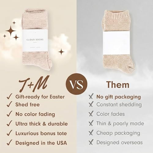 Image of Unboxme Gifts Warm & Cozy Ultra-Luxe Cloud Fuzzy Socks, Gifts for Women