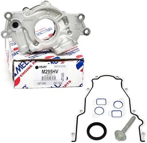 Melling M295HV High-Volume Oil Pump with Front Timing Cover Gaske...