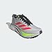 Adidas, Mens, Adizero Boston 12 Running Shoes, Dash Grey/Lucid Red/Lucid Lemon, 13, D - Medium