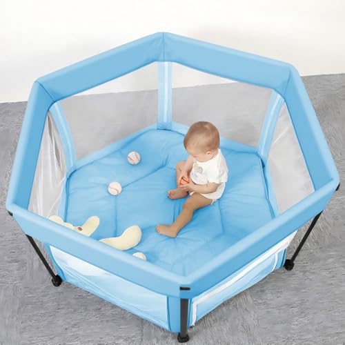 xr[tFX ܂肽 Zp` xr[T[N vC[hAbV Ԃ ͂ }bgt qT[NA125×110× 66cm \  Baby Playpen LXԂŊySɗVׂ xr[pi S