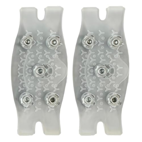 Stability Support: Snow cleats feature textured anti-slip surfaces that enhance icy-step stability, delivering reliable traction across various terrains to prevent slips during winter hikes or commutes