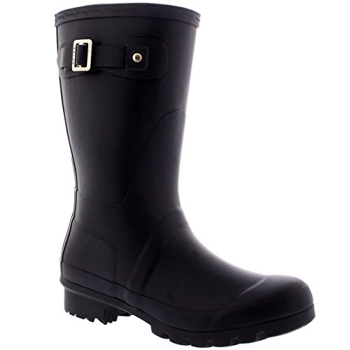 POLAR Womens Original Short Festival Waterproof Wellie Snow Wellingtons Boots