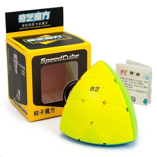 Image of M-Alive Qiyi Rubik Cube Puzzle Toy Game 3D Speed Cube, Stickerless Kids Puzzle Cube, Smooth Turning ABS Brain Teaser Toy for Kids and Adults (Qiyi MasterMorphix)