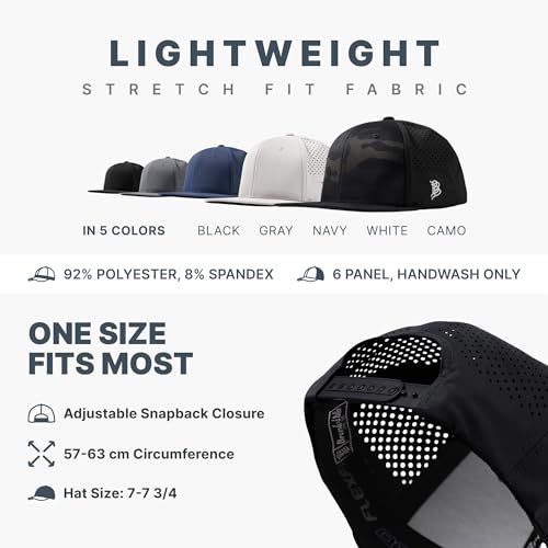 Gorra deportiva para hombre con banda Flexfit y repelente al agua miniatura 4