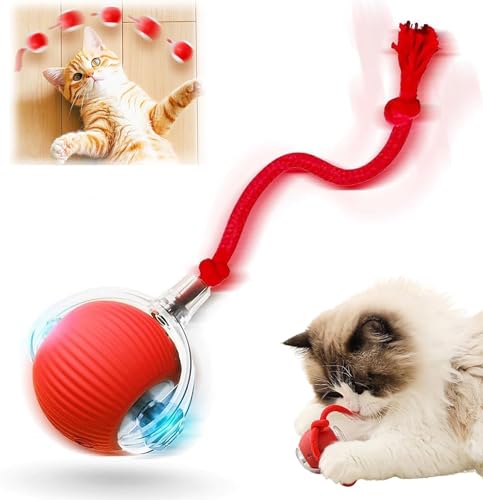 2026 New Motion Activated Cat Balls,Interactive Cat Toys for Indo...
