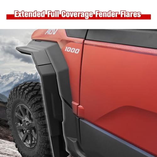Image of Fender Flares for Polaris Xpedition XP /ADV 2024+, Full Coverage Front & Rear Extended Mud Flaps Splash Guards for Polaris Xpedition XP /XP 5 /ADV /ADV 5 2024+ Accessories (Replace #2890638)